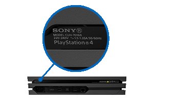 PS4 Pro: رقم الموديل CUH-70xx