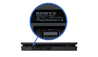 Konzole PS4 Slim: Číslo modelu CUH-20xx