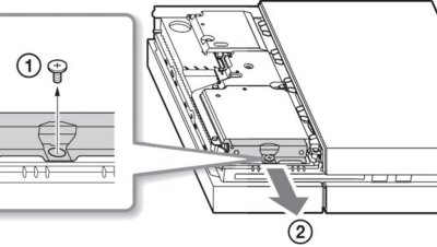 CUH-1200 - Αφαιρέστε τη βίδα της μονάδας HDD