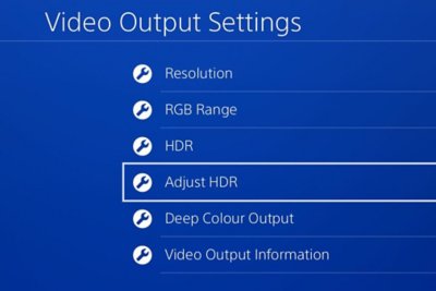 Regolare l'HDR su PS4