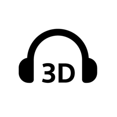 Ícono de característica de audio 3D de PS5