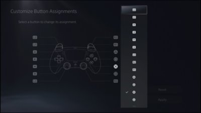 Změna přiřazení tlačítek na konzoli PS5