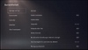 Screenshot der PS5-Benutzeroberfläche für Anzeige- und Toneinstellungen