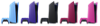 Fünf verschiedenfarbige PS5-Cover