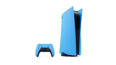 Cubierta de consola PS5 en color azul estelar