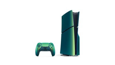 Chroma Teal PS5 console cover