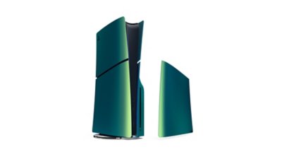 Chroma Teal PS5 digital edition console cover