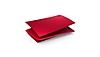 Seitenansicht des PS5-Konsolen-Covers in Volcanic Red
