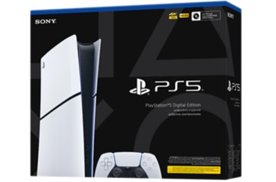 PS5 digital edition retail box packaging