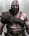 God of War artwork showing a portrait of Kratos