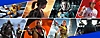 Banner de Juegos de PS5 que muestra Ratchet & Clank: Rift Apart, The Last of Us Part I, Gran Turismo 7, Horizon Forbidden West, God of War: Ragnarok, Deathloop, Returnal y MLB The Show 22