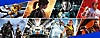 PS5-Spiele-Banner mit Ratchet & Clank: Rift Apart, The Last of Us Part I, Gran Turismo 7, Horizon Forbidden West, God of War: Ragnarök, Deathloop, Returnal und MLB The Show 22