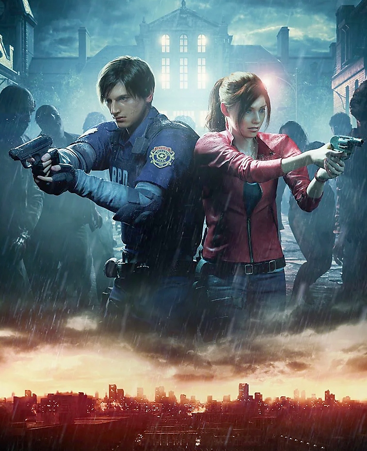 الصورة الفنية الأساسية للعبة Resident Evil 2