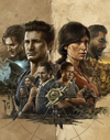 Uncharted series artwork showing a montage of characters