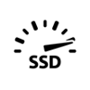 Икона за функция на PS5 - свръхскоростния SSD