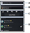 Optionen auf der Sprach-Chat-Karte der PS5-Konsole