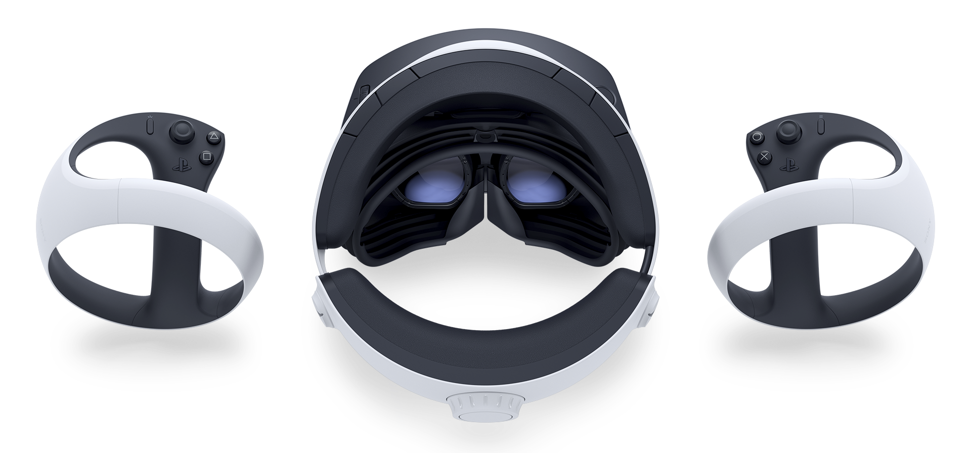 prikaz unutra za PS VR2 komplet za glavu
