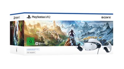 PS VR2-Verpackung mit "Horizon Call of the Mountain"-Aufdruck