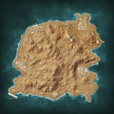 Mapa do PUBG: Battlegrounds - Karakin