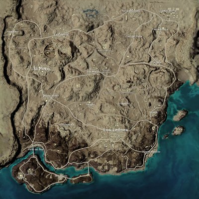 PUBG: Battlegrounds map - Miramar