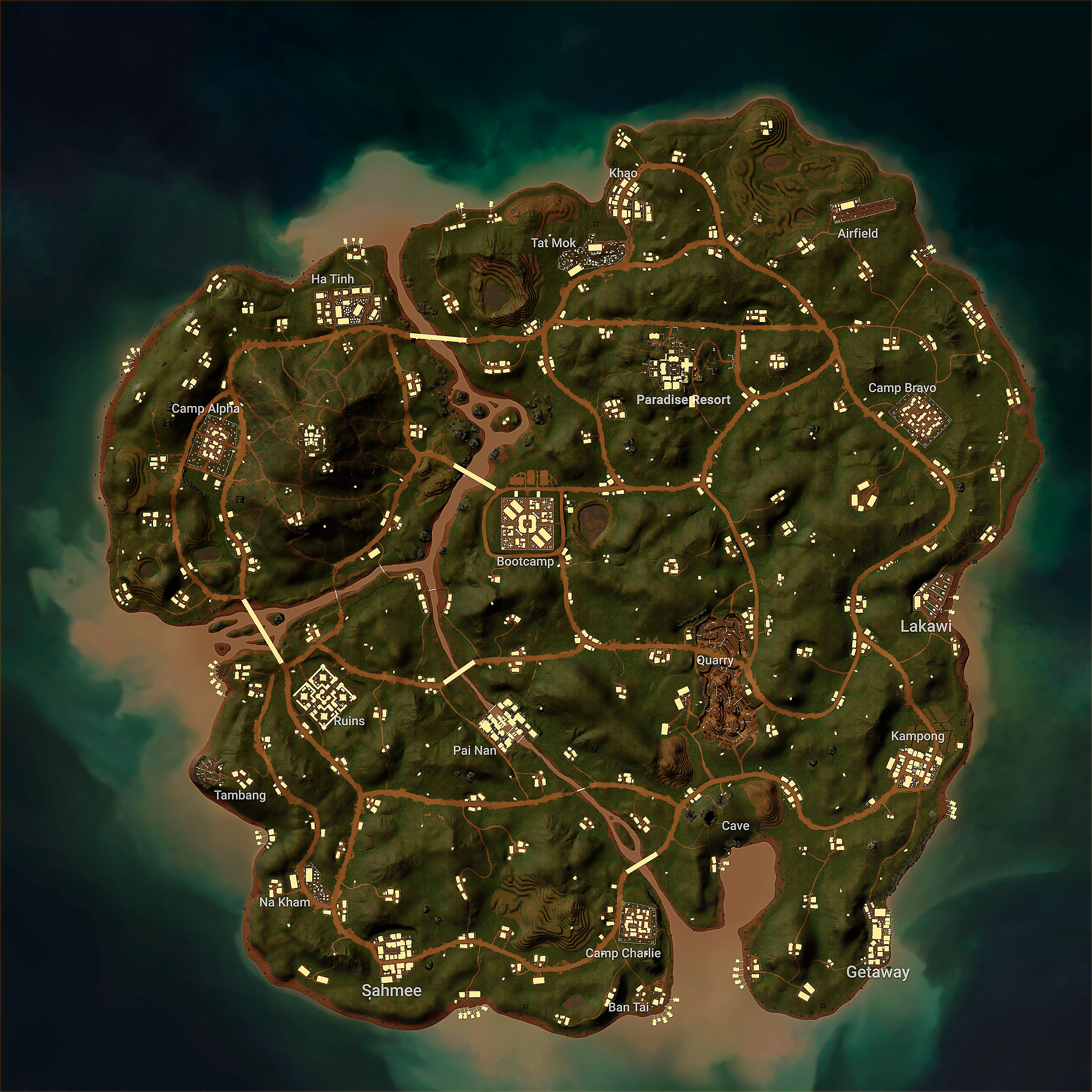 《PUBG:Battlegrounds》地图 - 萨诺