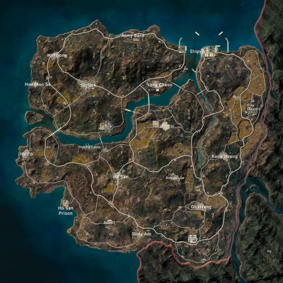 PUBG: Battlegrounds map - Taego