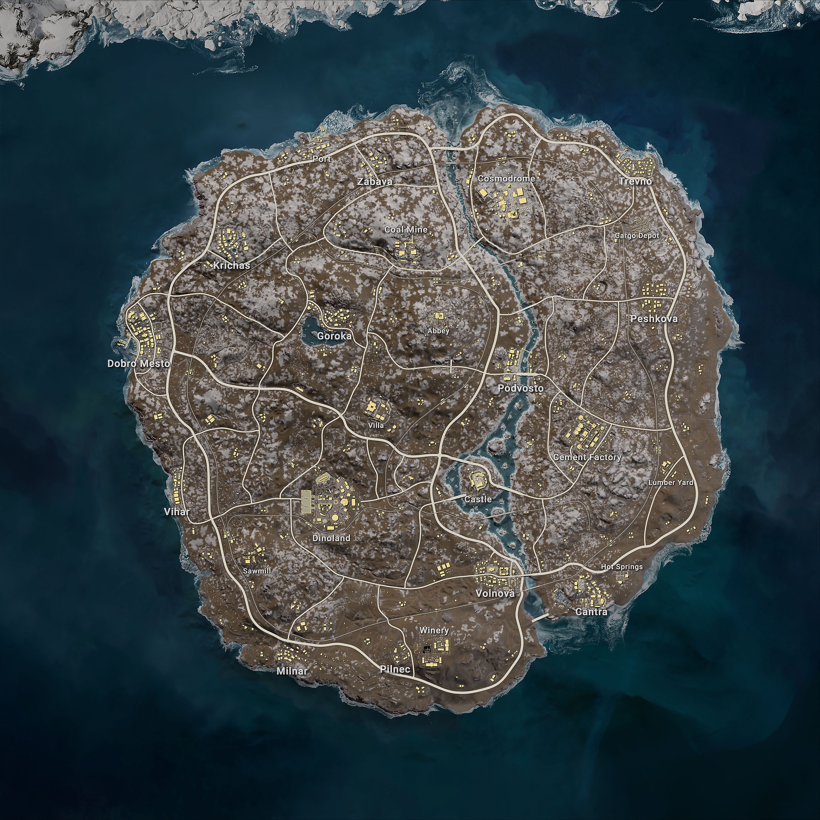 PUBG: Battlegrounds haritası - Vikendi