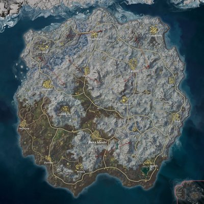 PUBG: Battlegrounds map - Vikendi