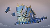 Snímek obrazovky ze hry Puzzling Places zobrazující dokončování 3D skládačky