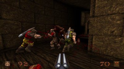 Quake – snímka obrazovky