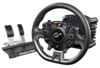 imagen de un volante de carreras negro