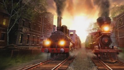 صورة فنية أساسية من لعبة Railway Empire 2