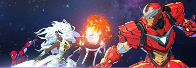 Captura de pantalla cinemática de Marvel Tōkon: Fighting Souls.