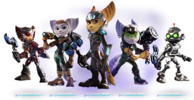 pack d’armures du 20e anniversaire Ratchet & Clank: Rift Apart