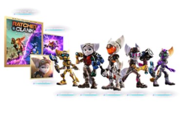 extras da edição digital deluxe de ratchet & clank em uma outra dimensão