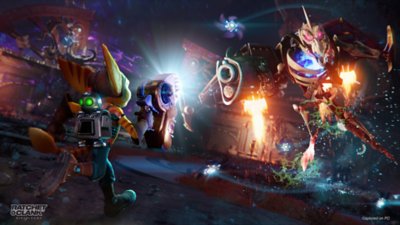 captura de pantalla de ratchet & clank: una dimensión aparte para pc