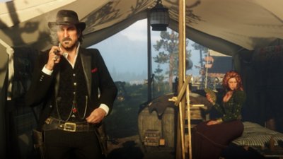 Red Dead Redemption 2 – зняток екрану з ігровим процесом