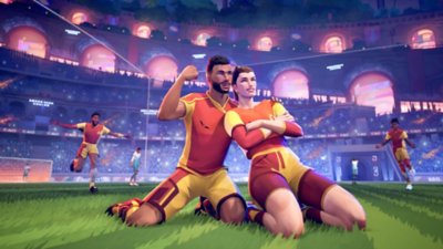 Rematch – zrzut ekranu przedstawiający cieszących się zawodników