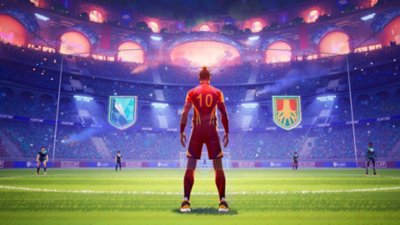 Rematch – zrzut ekranu przedstawiający zawodnika od tyłu
