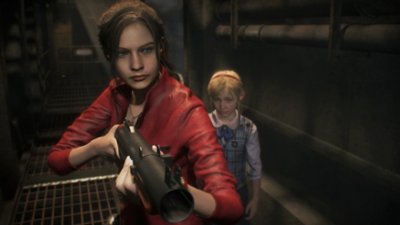 Resident Evil – snímka obrazovky s Claire Redfieldovou