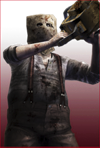 Resident Evil - صورة لمخلوق Chainsaw Man