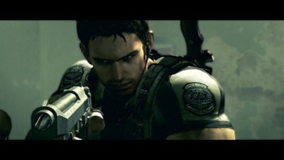 Resident Evil – snímka obrazovky s Chrisom Redfieldom