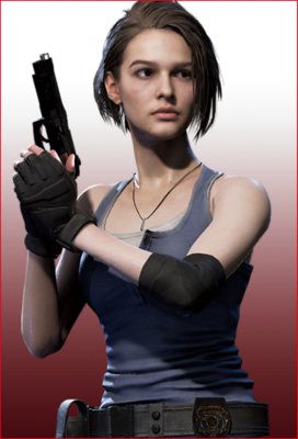 Resident Evil – bild på Jill Valentine