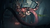 Resident Evil – snímek obrazovky s Lickerem