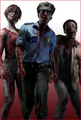 Resident Evil – obraz zombie