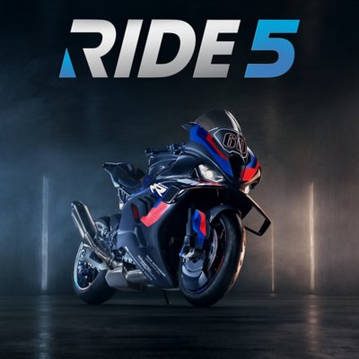 صورة فنيّة أساسيّة لـ Ride 5 تُظهر دراجة نارية تحمل الرقم 60 على مقدمتها.