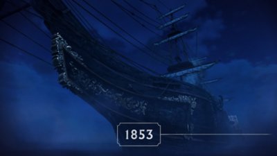Rise of the Ronin vremenski slijed - brod iz 1853.