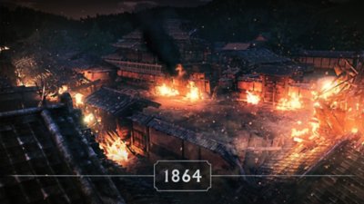 Chronologie de Rise of the Ronin - 1864 : bâtiment en feu