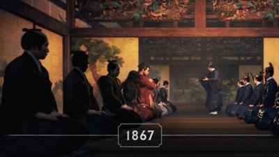 Linha temporal do Rise of the Ronin - conselho, 1867