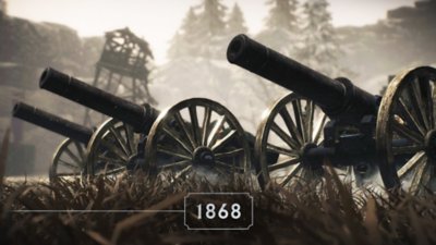 Linha do tempo de A ascensão do Ronin - 1868: canhões